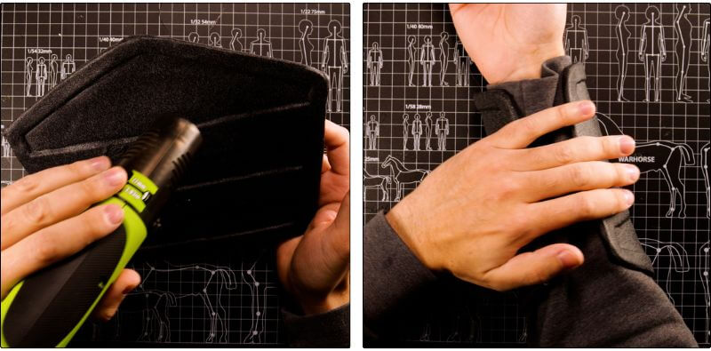 DIY bracers with EVA foam and ThermoArt | Tutorial + pattern